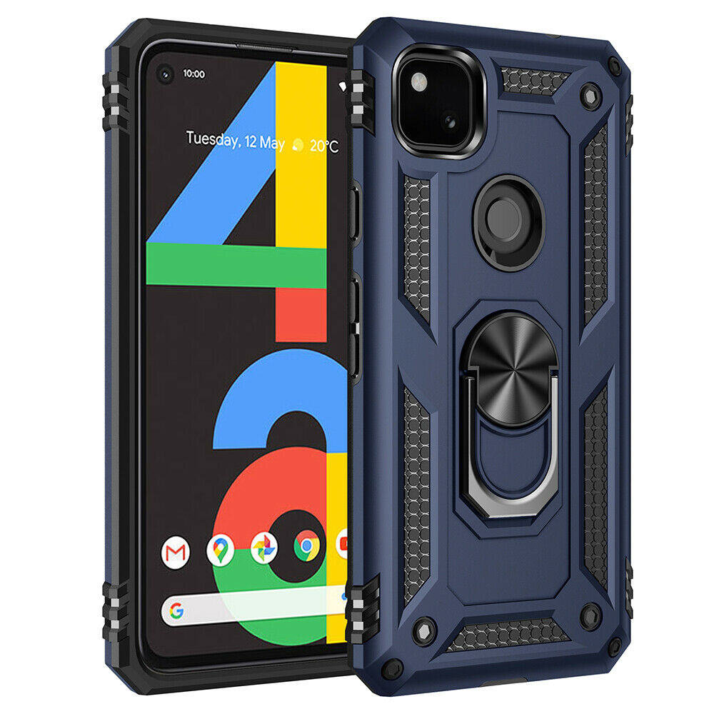 Étui à bague hybride pour Google Pixel 4a 4G Étui à bague hybride pour Google Pixel 4a 4G